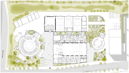 Restructuring and Extension of the Académie Fratellini in Saint-Denis