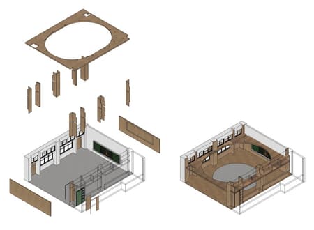 Qingshan Forest Junior High School Classroom