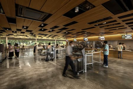 Eisai Kawashima Industrial Park Cafeteria and Office
