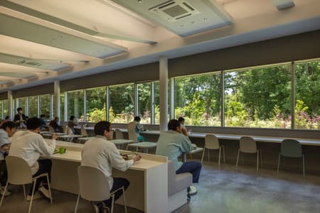 Eisai Kawashima Industrial Park Cafeteria and Office