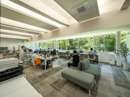 Eisai Kawashima Industrial Park Cafeteria and Office