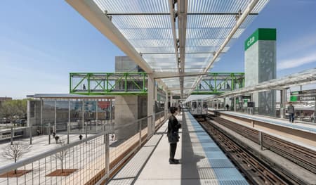 Damen Green Line Station