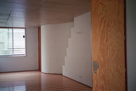 Housing with Pink Chimneys