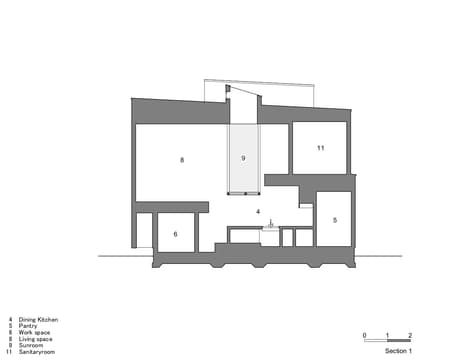 Sunroom House in Tsukaguchi