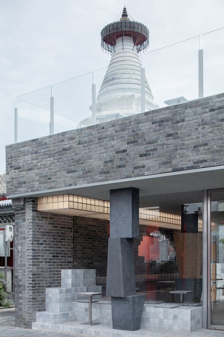 JM Café, White Pagoda Temple in Beijing