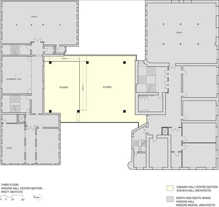 Pratt Institute, Higgins Hall Insertion