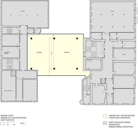 Pratt Institute, Higgins Hall Insertion