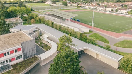 Middle School Cafeteria in Gonesse